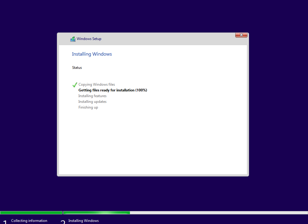 installing Windows