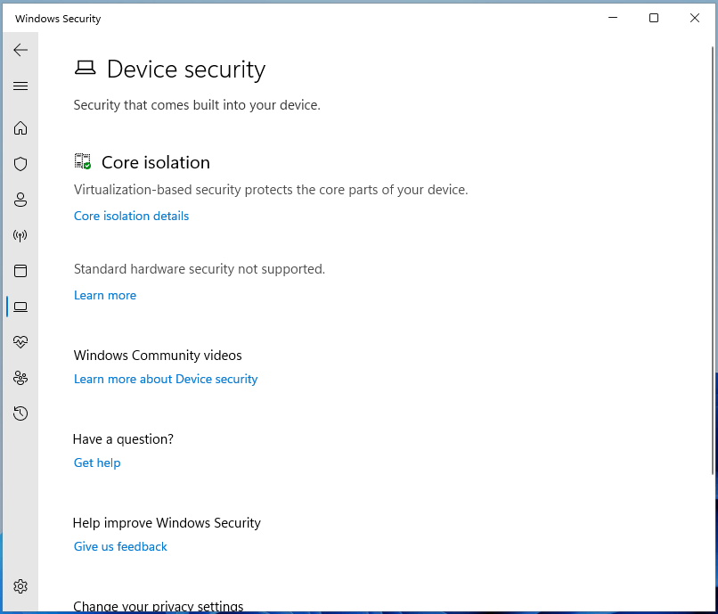Windows 11 device security