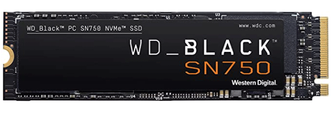 WD Black SN750 NVMe SSD