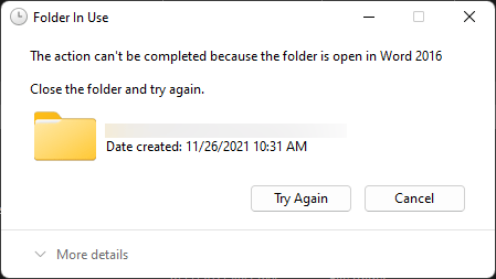 File In Use Windows 11