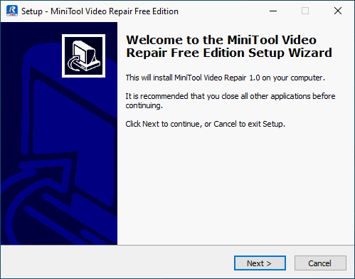 Install MP4 video repair tool