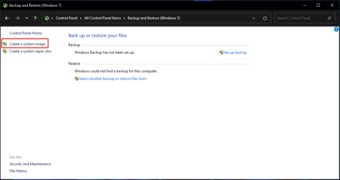 back up Windows 11