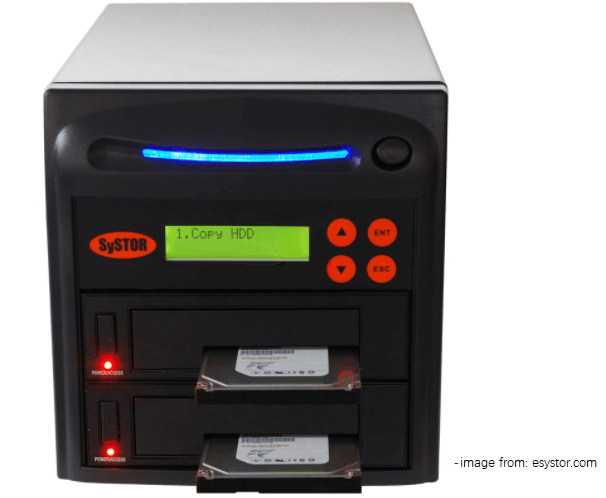 Systor hard drive duplicator