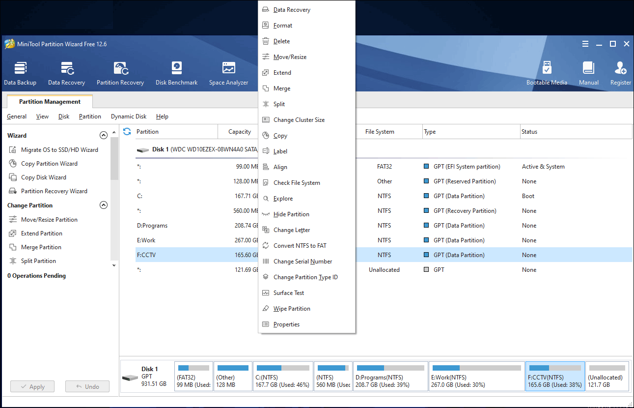 MiniTool Partition Wizard