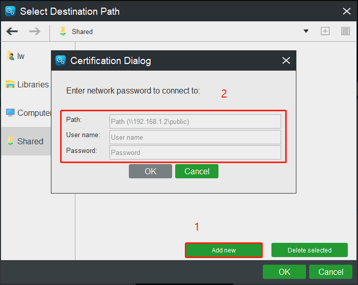 choose Nas as your destination