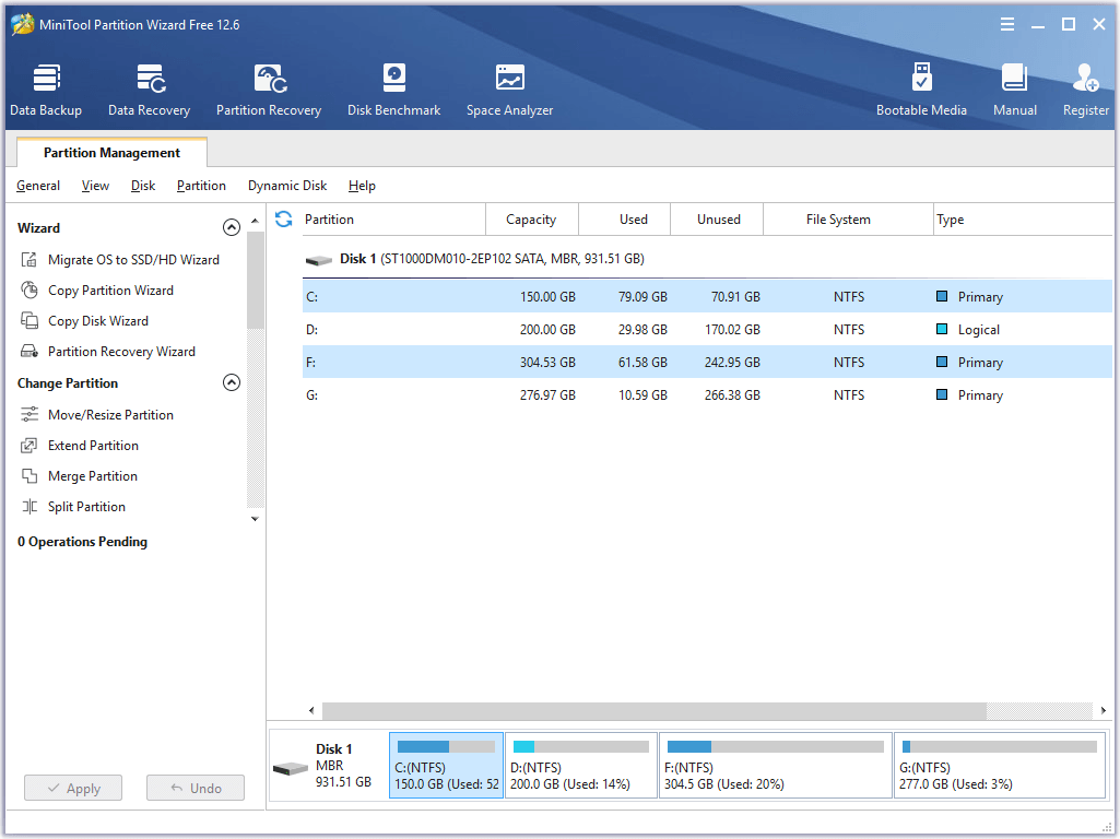 disk partition manager for Windows