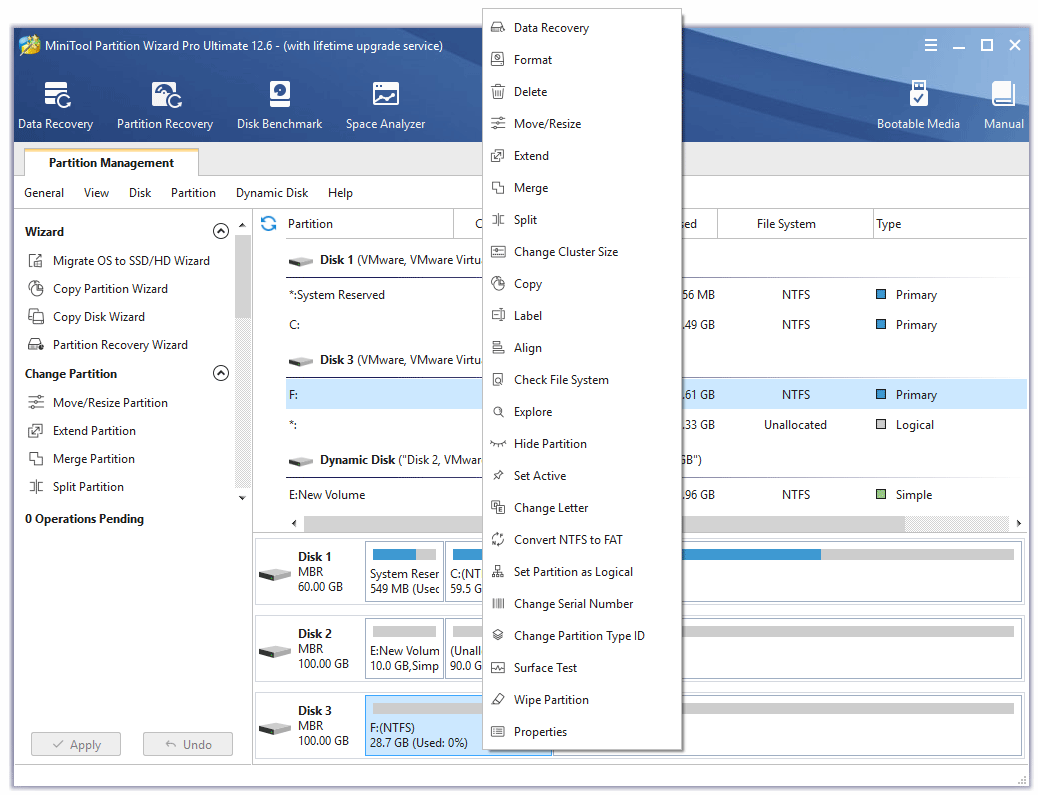 MiniTool Partition Wizard