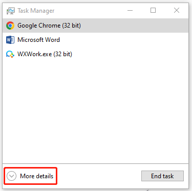 choose More details