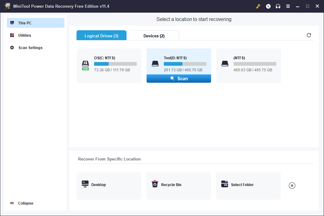 MiniTool Power Data Recovery