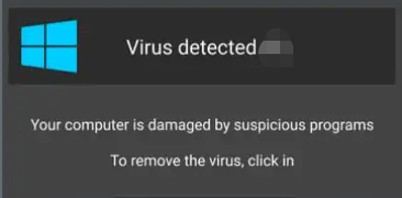 the error message