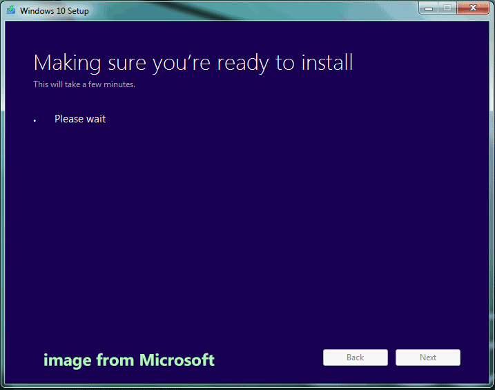 stuck at making sure you’re ready to install