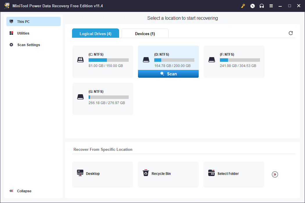 MiniTool Power Data Recovery