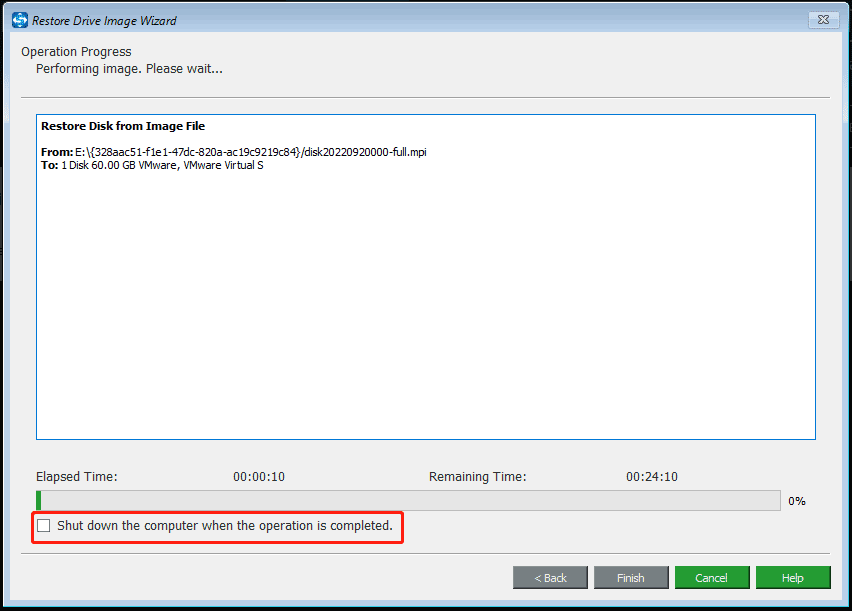 check the box option