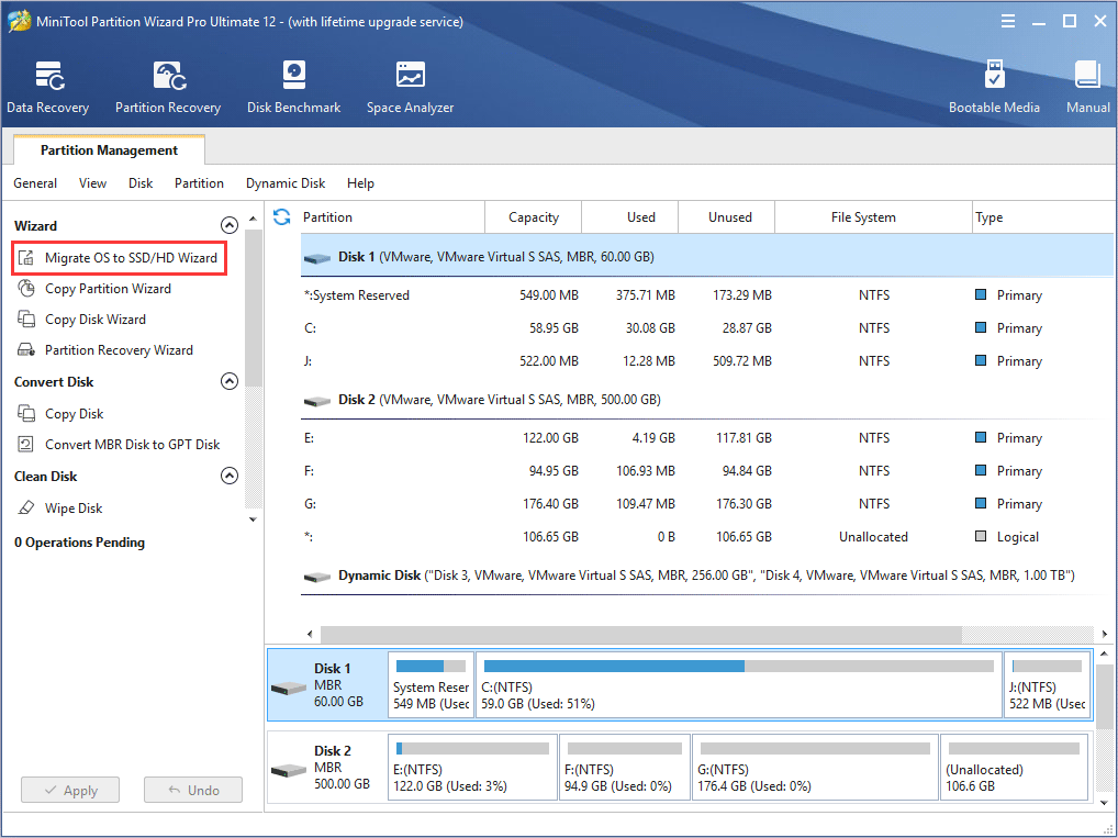 migrare il sistema operativo su SSD/HD