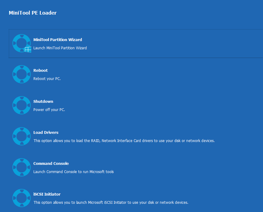 MiniTool PE Loader