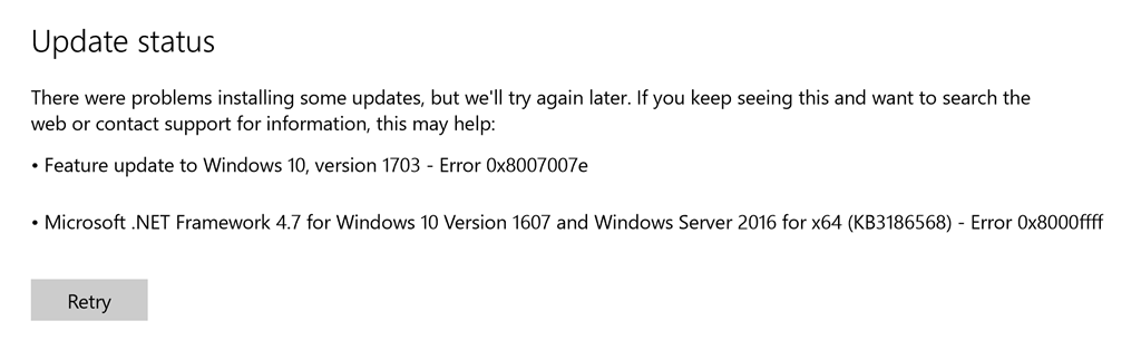 error code 0x8007007e