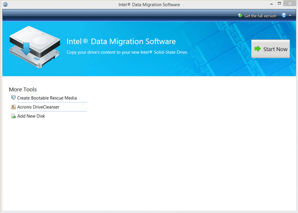 Software de migración de datos Intel