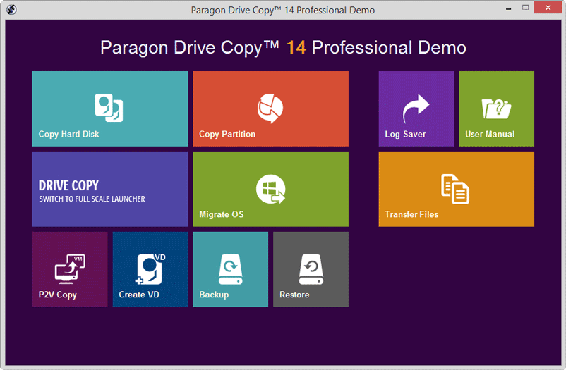 Paragon Drive Copy Professional