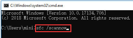 SFC Scannow Windows 10