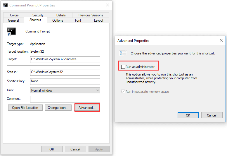 La solución no puede ejecutar CMD como administrador de Windows 10