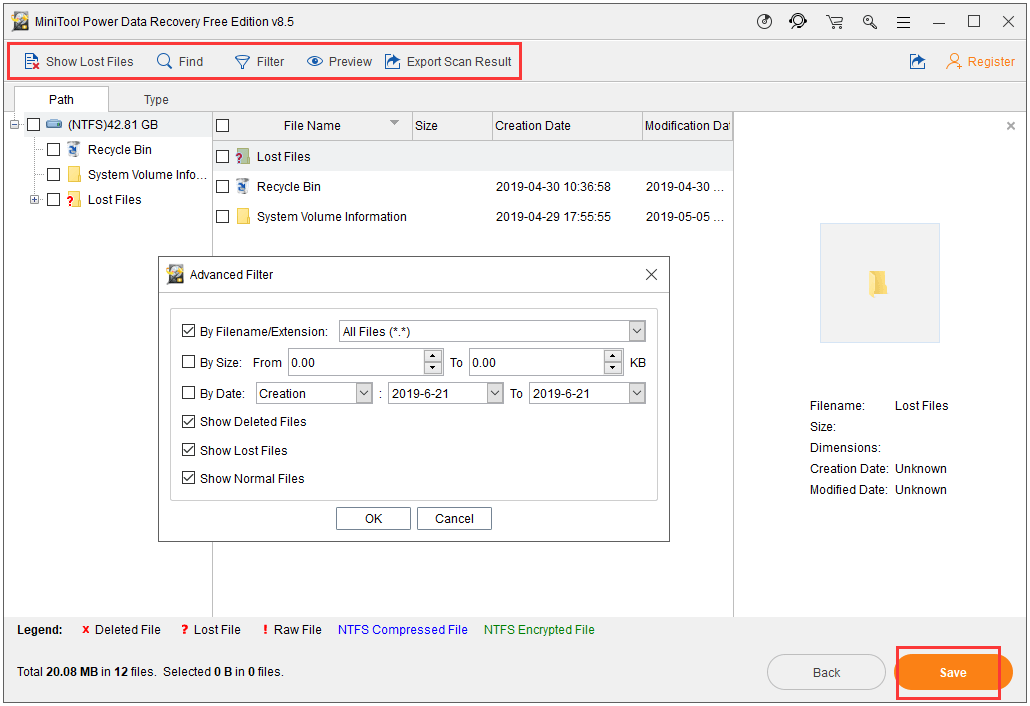 encontrar y recuperar archivos perdidos en la PC