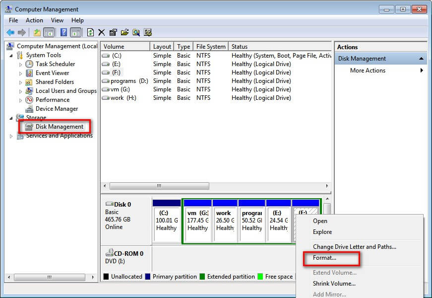 Formatear el disco duro inaccesible