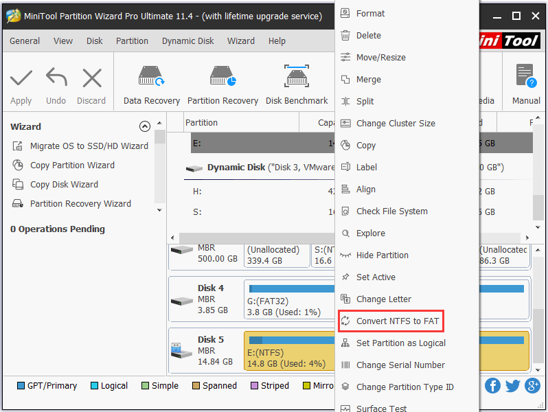 formatear USB en FAT en lugar de NTFS