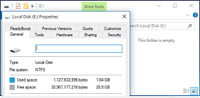 el archivo no se muestra en el disco duro externo