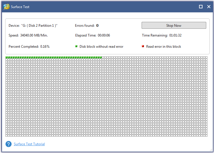 el proceso de escaneado