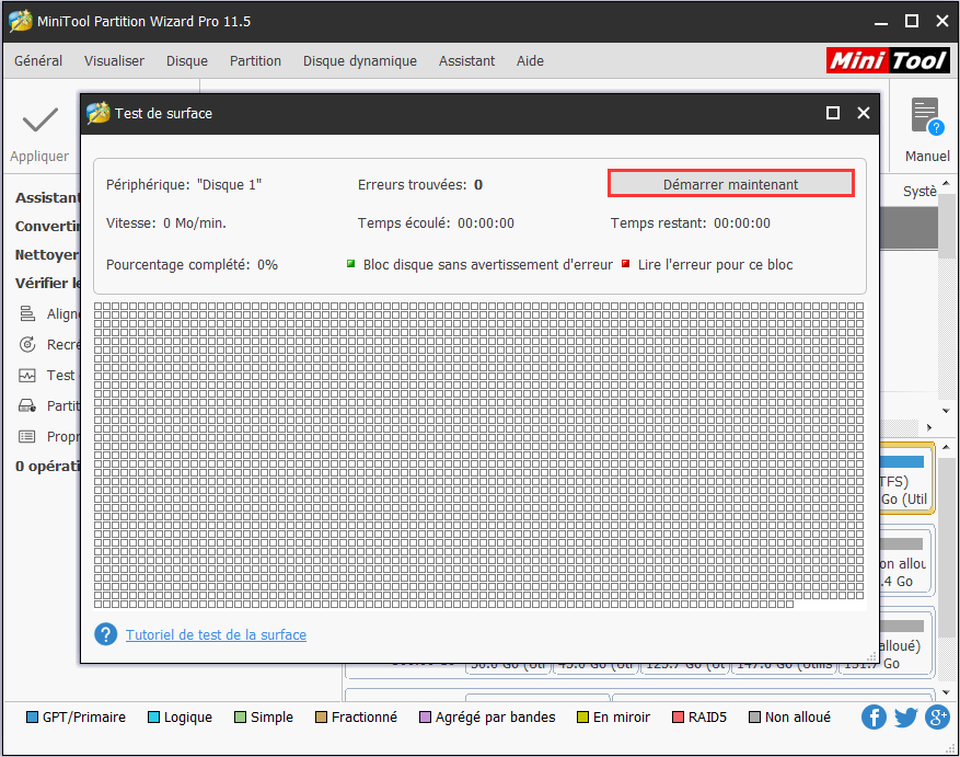 Cliquez sur Démarrer maintenant