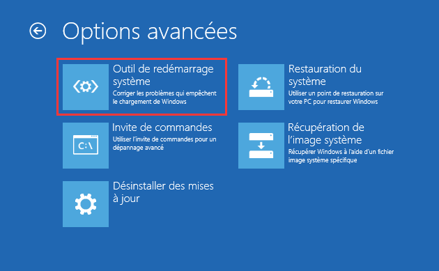 Choisissez un système d'exploitation cible