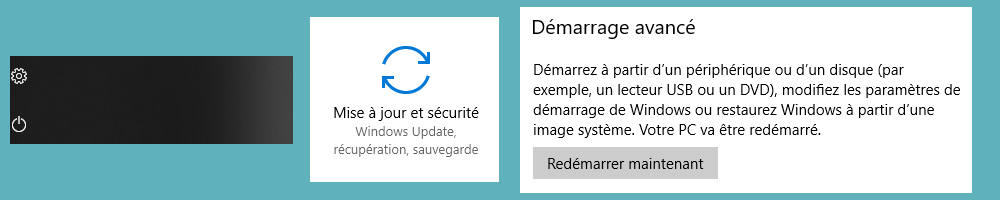 Redémarrez Windows en suivant les étapes suivantes