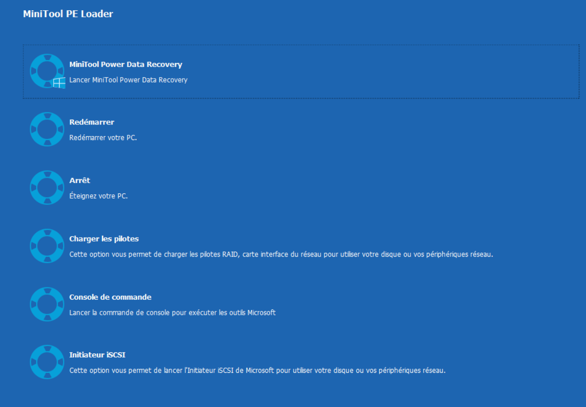 lancer MiniTool Power Data Recovery