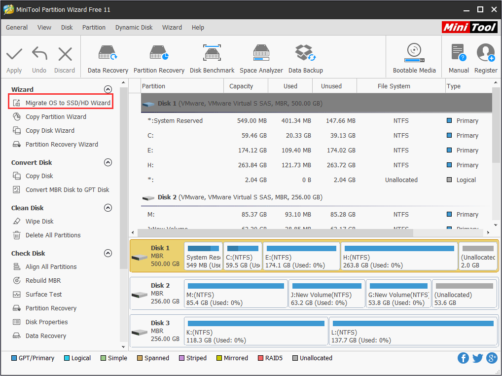 migrer OS vers SSD