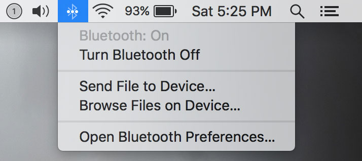 désactiver Bluetooth sur Mac