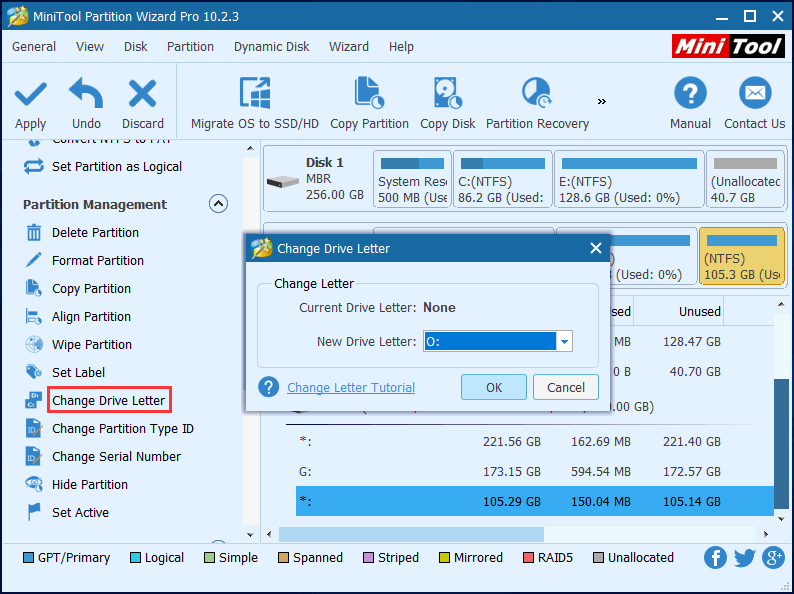 Sélectionnez la partition récupérée