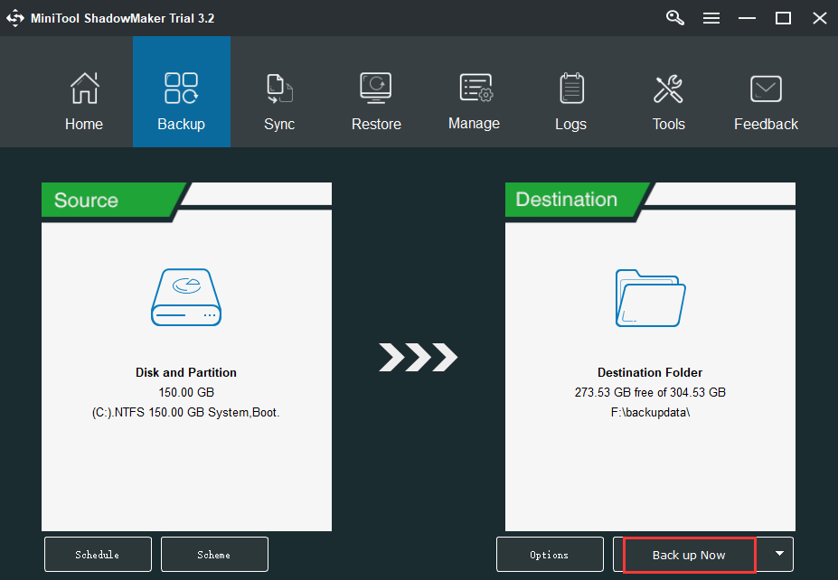 système PC de sauvegarde, ou fichiers et dossiers