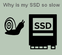 ssd fonctionne lentement