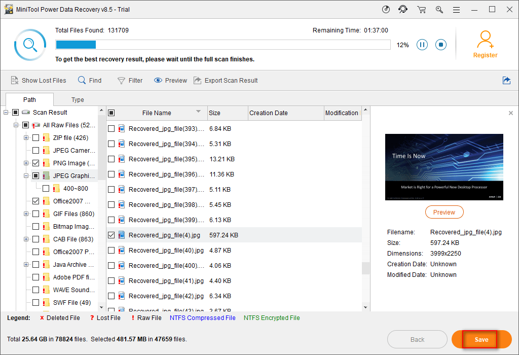 détecter les partitions et les fichiers et dossiers