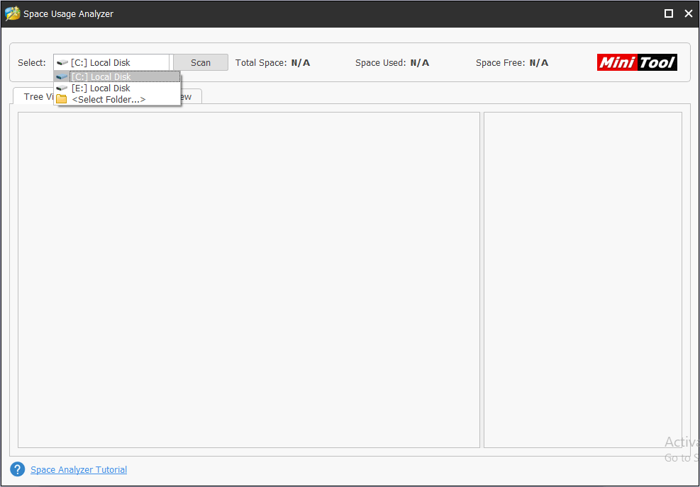 selectionnez la partition que vous souhaitez nettoyer a analyser