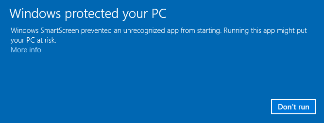 Windows a protégé votre message PC
