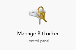 Chiffrement du lecteur BitLocker