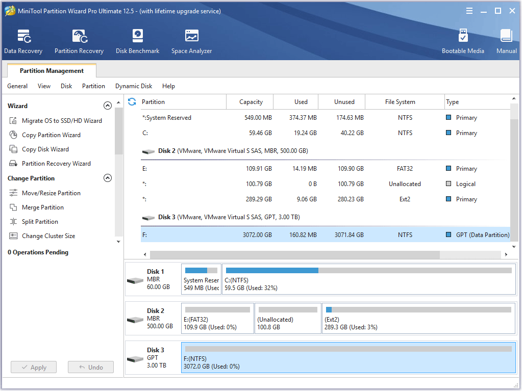 MiniTool Partition Wizard