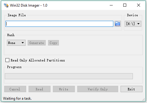 Win32 Disk Imager