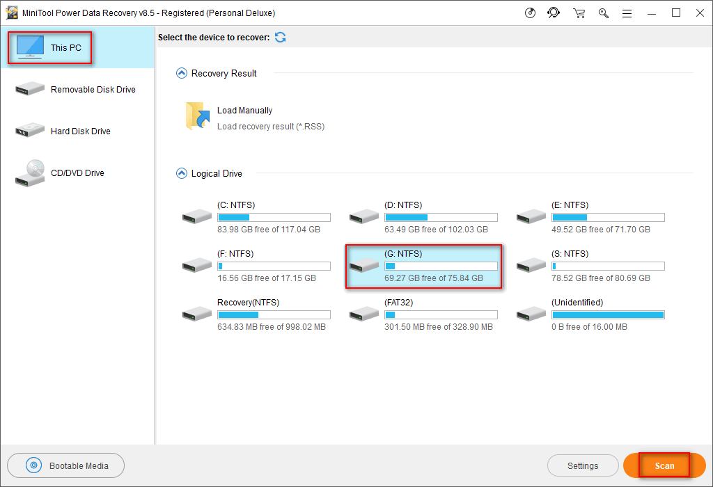 détecter les fichiers dans un lecteur