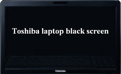  Écran noir pour ordinateur portable Toshiba