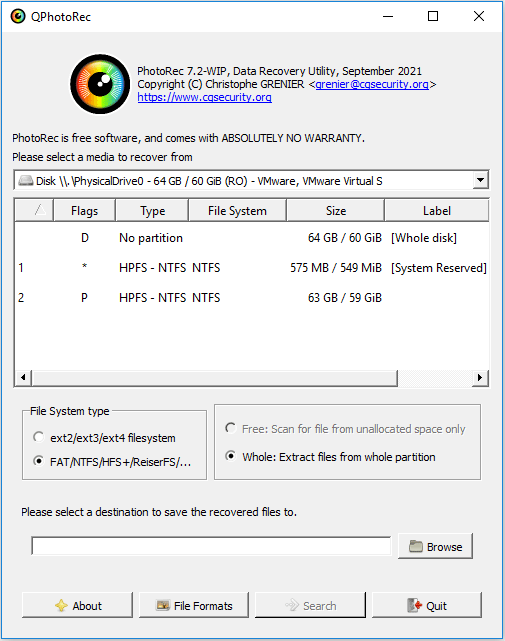 TestDisk & PhotoRec