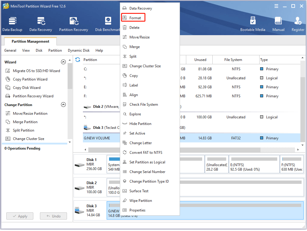 formater une partition