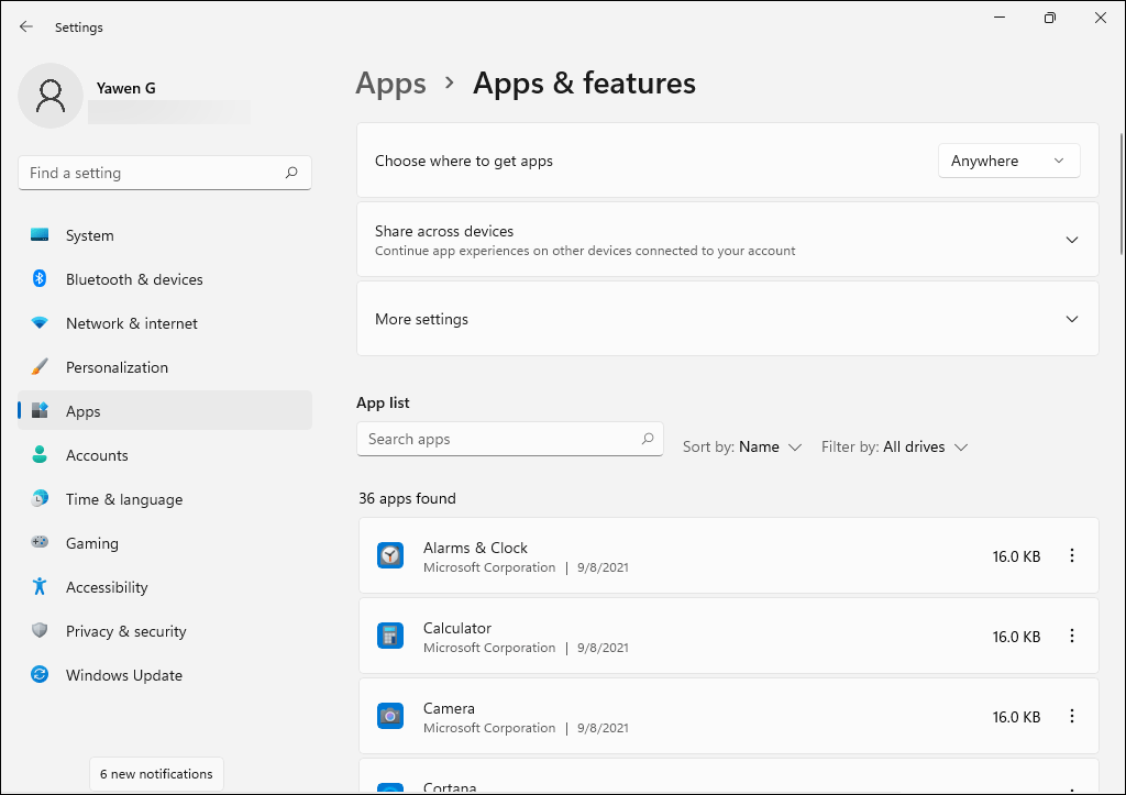 applications et fonctionnalités cas 1