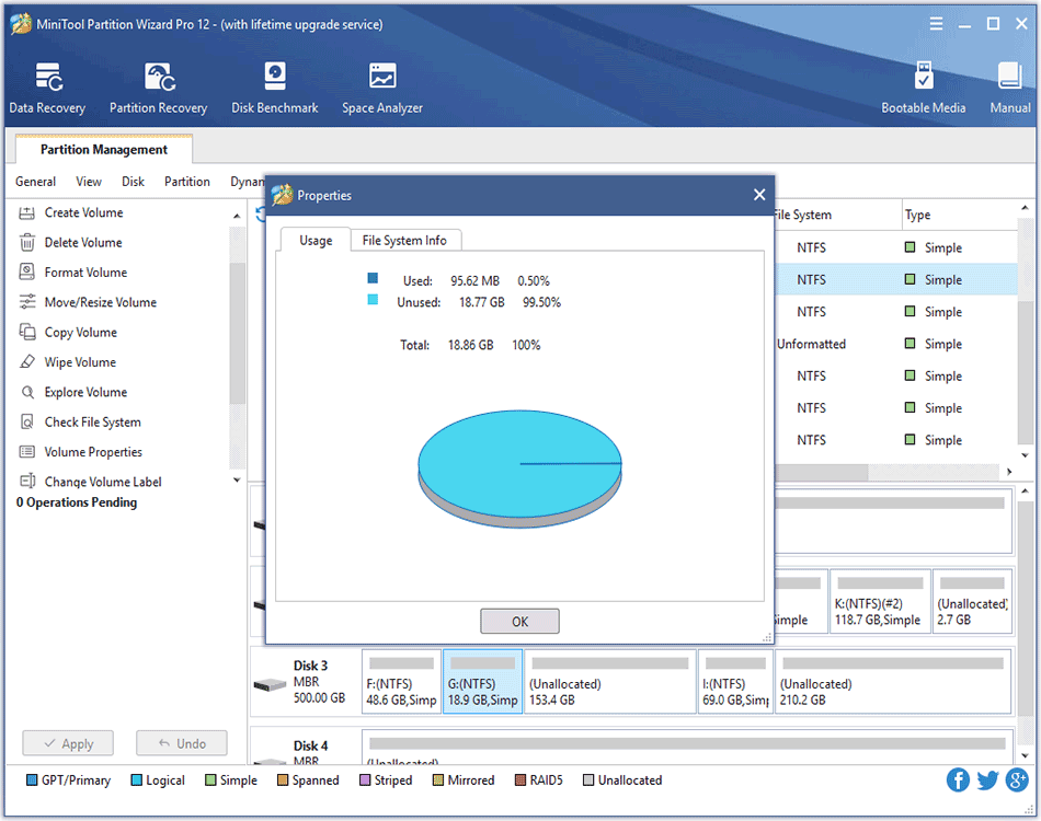 view volume properties